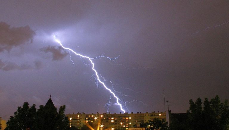 Lightning Indoors | Outside My Window